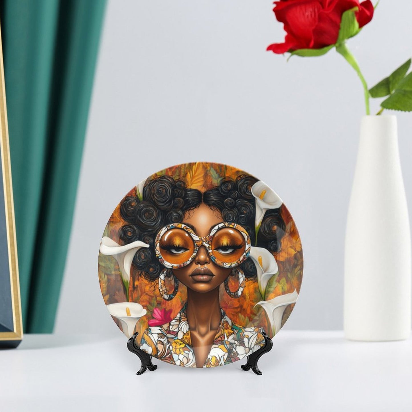 Bone China Decorative Plate