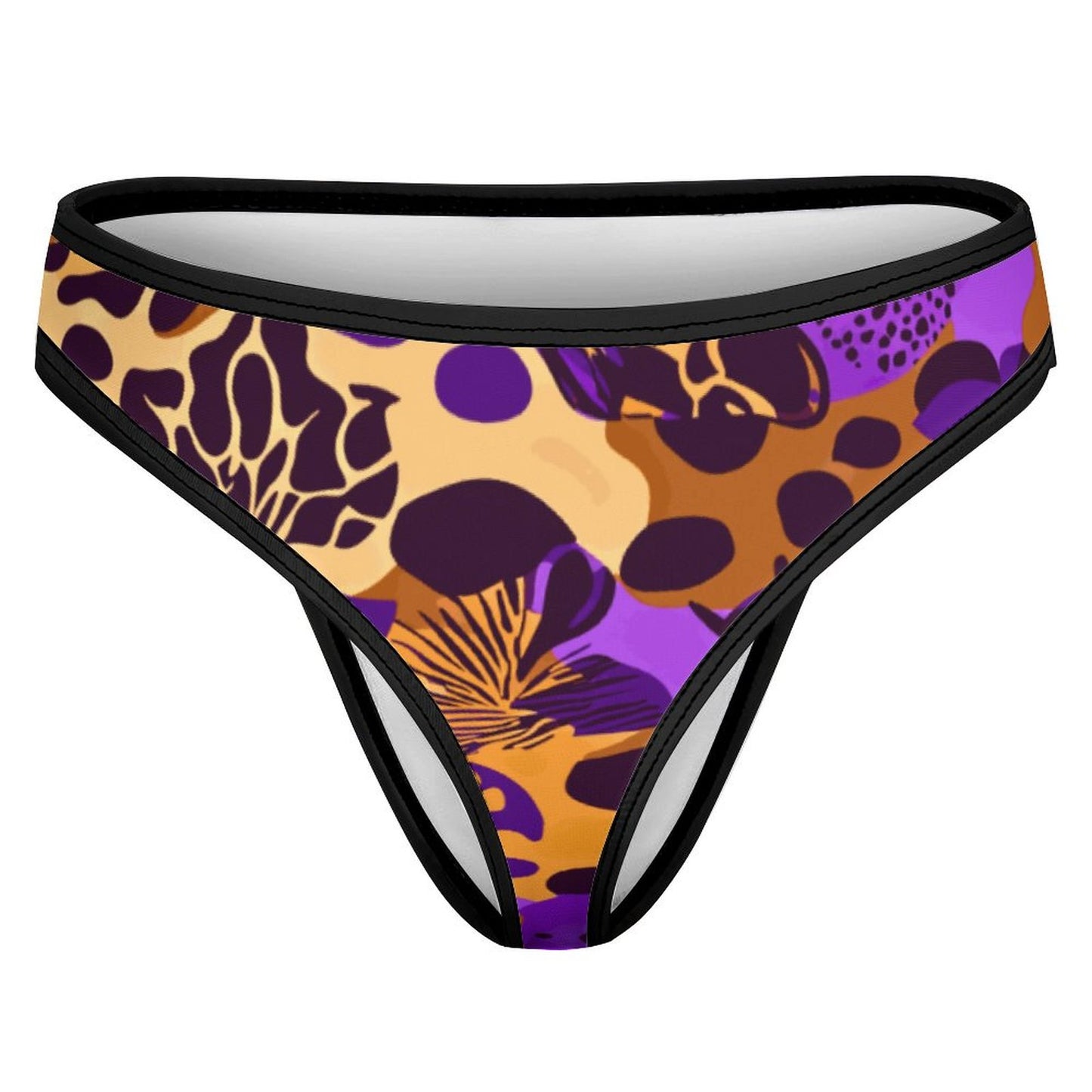 Ice Silk Women Underwear Thongs NZ207 (All-Over Printing)