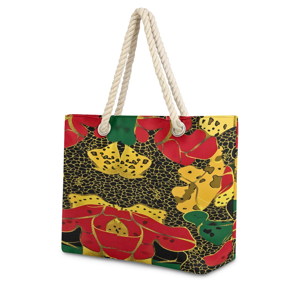 Hemp rope tote bag