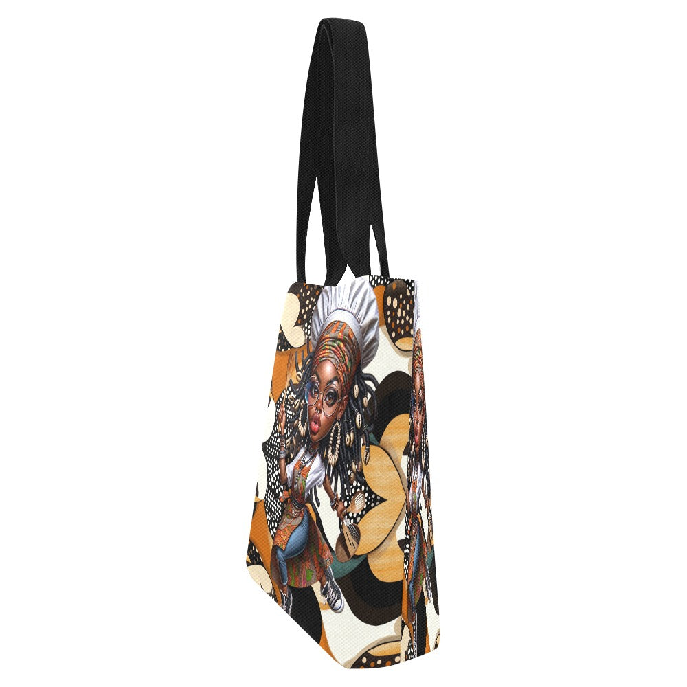 Canvas Tote Bag (Model1657) (Set of 4)