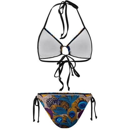 Halter Tie Front Bikini Set BK2059 (All-Over Printing)