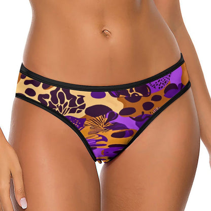 Ice Silk Women Underwear Thongs NZ207 (All-Over Printing)