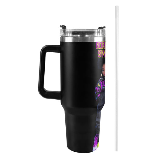 Born to Swing Tumbler 40oz Tumbler with Black Handle