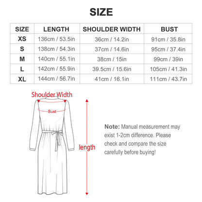 Long dress Long Sleeve High Neck Long Dress