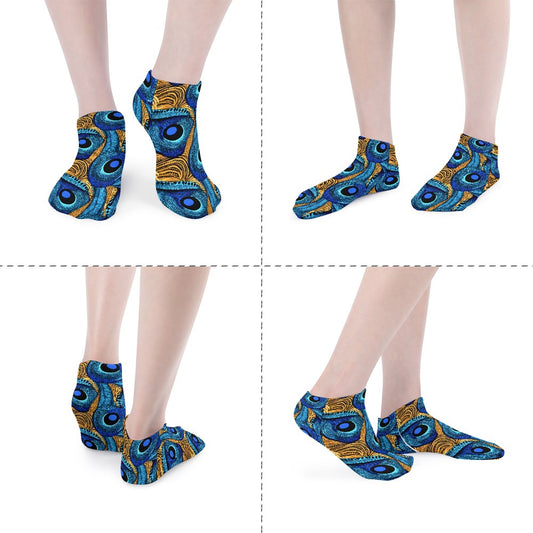 Peacock Comfortable Pattern Socks (5 Pairs Of The Same Picture)