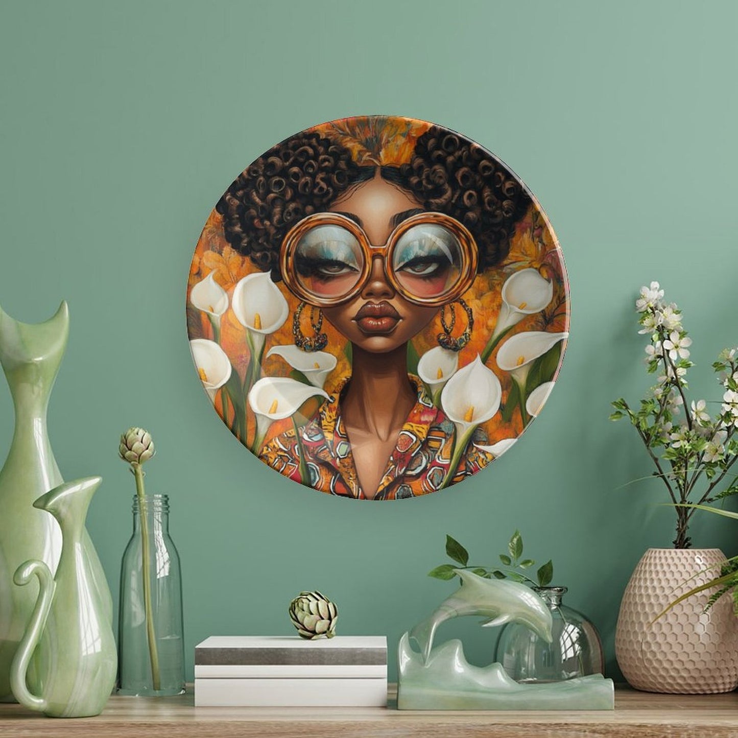 Bone China Decorative Plate