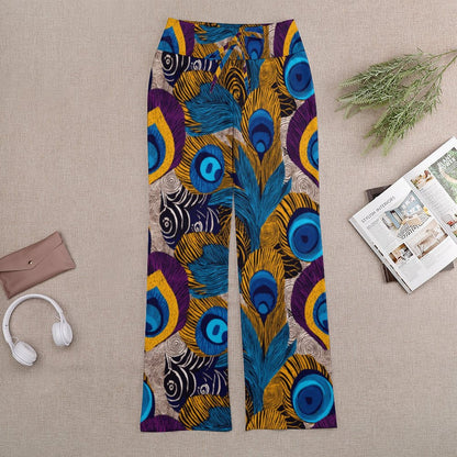 Personalized Drawstring Yoga PantsxP with Straight Baggy (All-Over Printing)