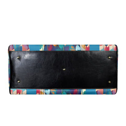 Mother's Day Travel Bag Leather Travel Bag-Large (Short Patch) (1735)