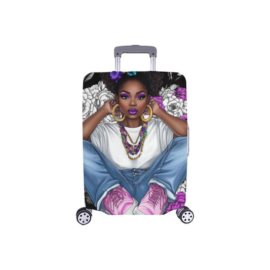 Floral Beauty Suitcase Cover Luggage Cover/Small 18"-21"