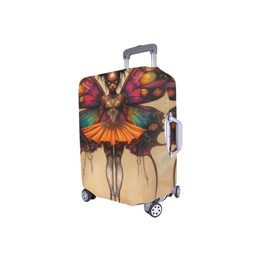 AfroCentric Butterfly Winged Ballerinas Luggage Cover/ Small 18"-21" Luggage Cover/Small 18"-21"