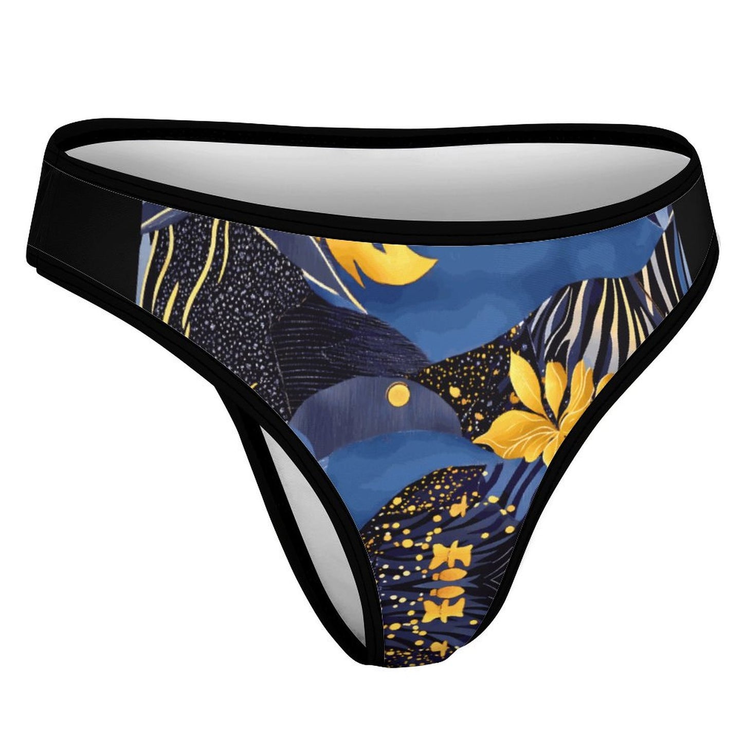 Ice Silk Women Underwear Thongs NZ207 (All-Over Printing)