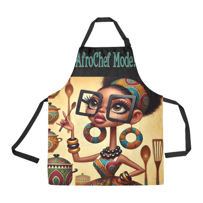 AfroChef Mode Kitchen Apron All Over Print Apron