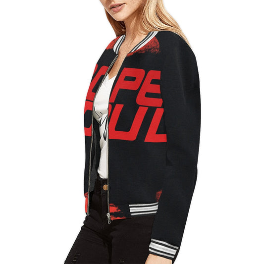 Dope Soul All Over Print Bomber Jacket for Women (Model H21) All Over Print Bomber Jacket for Women (Model H21)