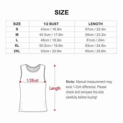 180gsm Women's Tank Top DS010 (All-Over Printing)