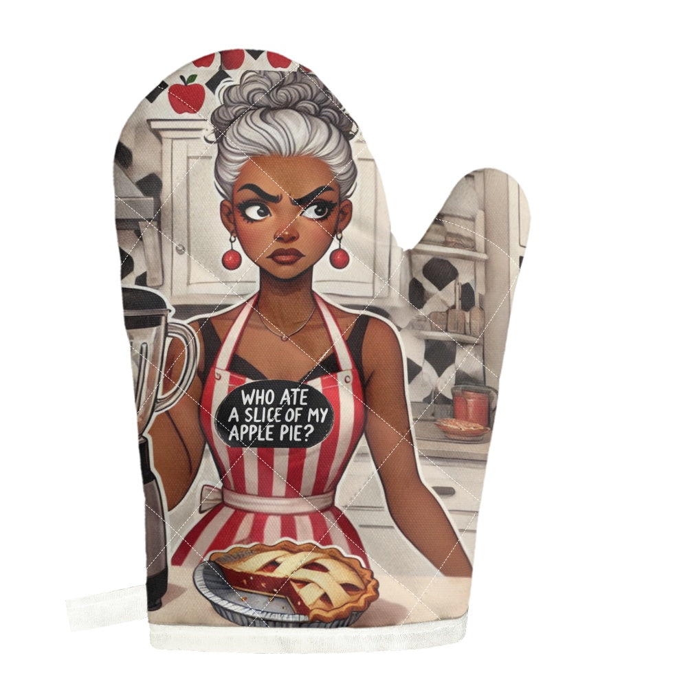 Apple PIe Heist Single Oven Glove