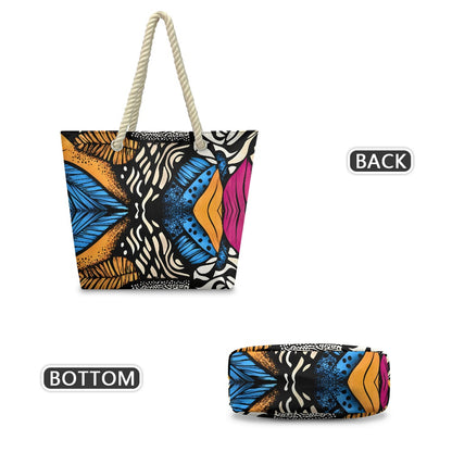 Hemp rope tote bag