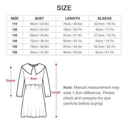 Children's long sleeved dress Children's Long Sleeve Dress