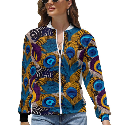 Women's Zipper Jacket LLJK (All-Over Printing)
