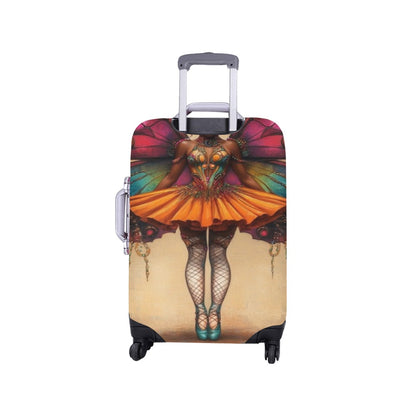 AfroCentric Butterfly Winged Ballerinas Luggage Cover/ Small 18"-21" Luggage Cover/Small 18"-21"