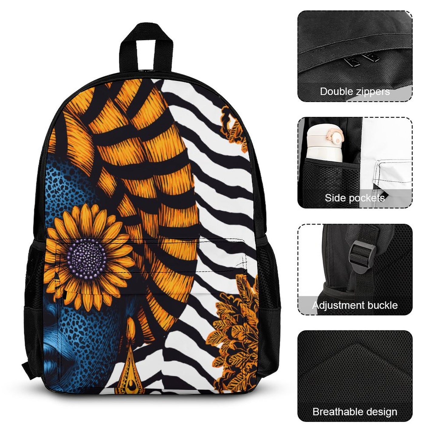 Set of 3 Bags (Shoulder Bag Lunch Bag & Pencil Pouch)