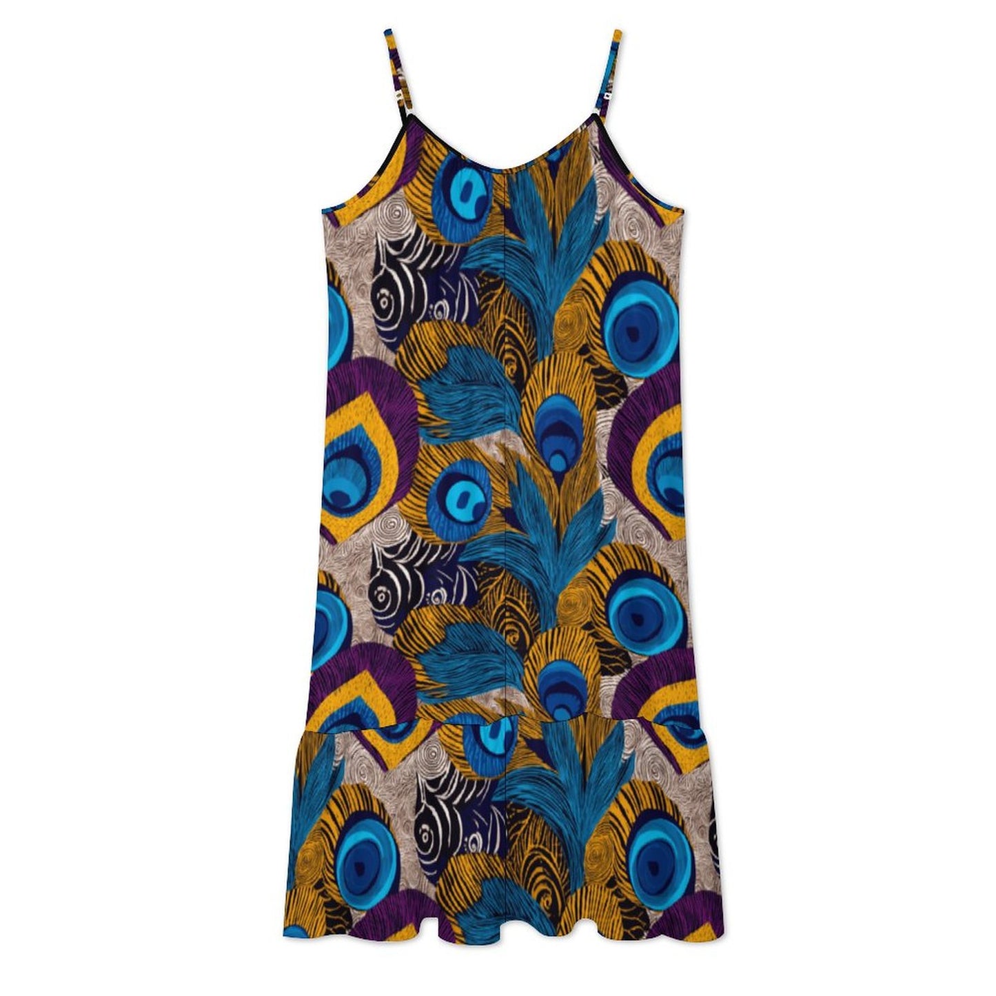 Spaghetti Strap Dress KQ (All-Over Printing)