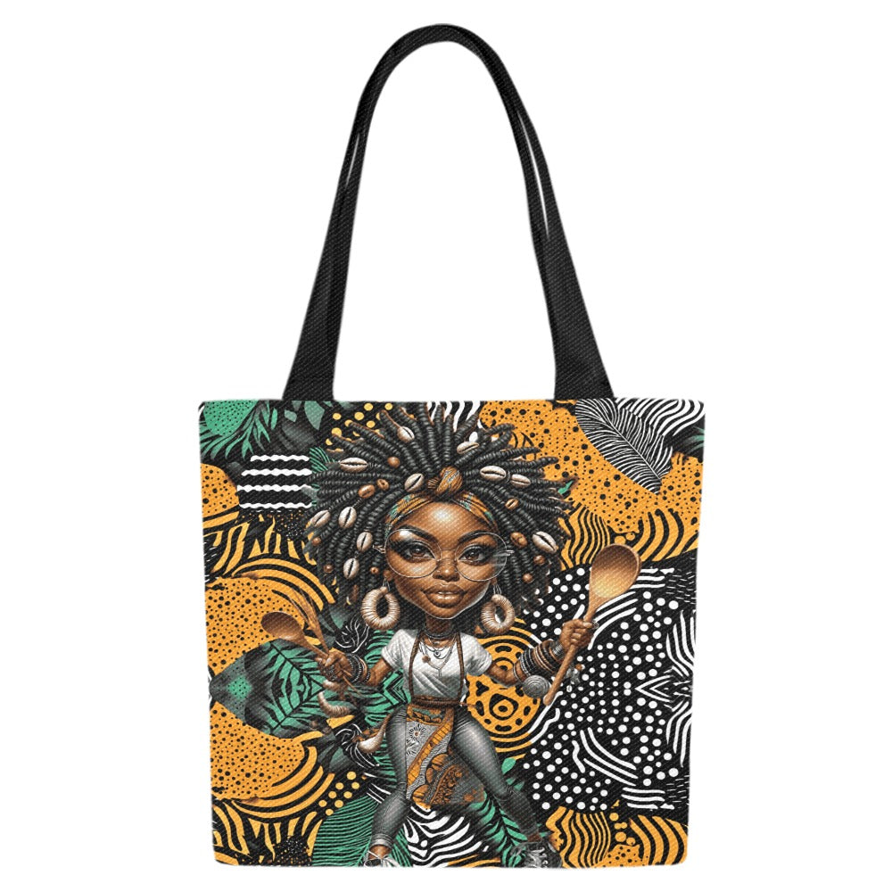 Canvas Tote Bag (Model1657) (Set of 4)