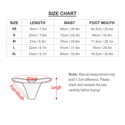 Thong Panties D42 (All-Over Printing)