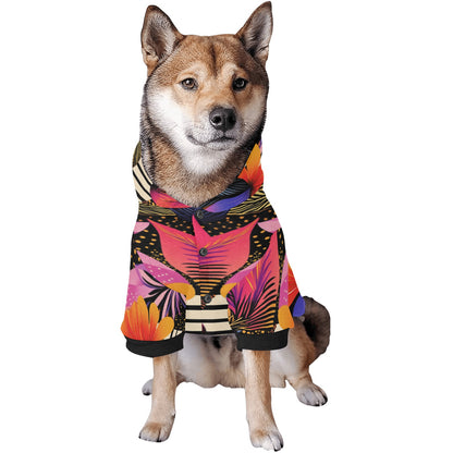 Pet Hoodie Neon Colors Pink, Blue, Orange, Yellow Pet Dog Hoodie