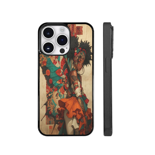 AfroCentric Butterfly Phone Case for iPhone 15 Pro Max Phone Case for iPhone 15 Pro Max