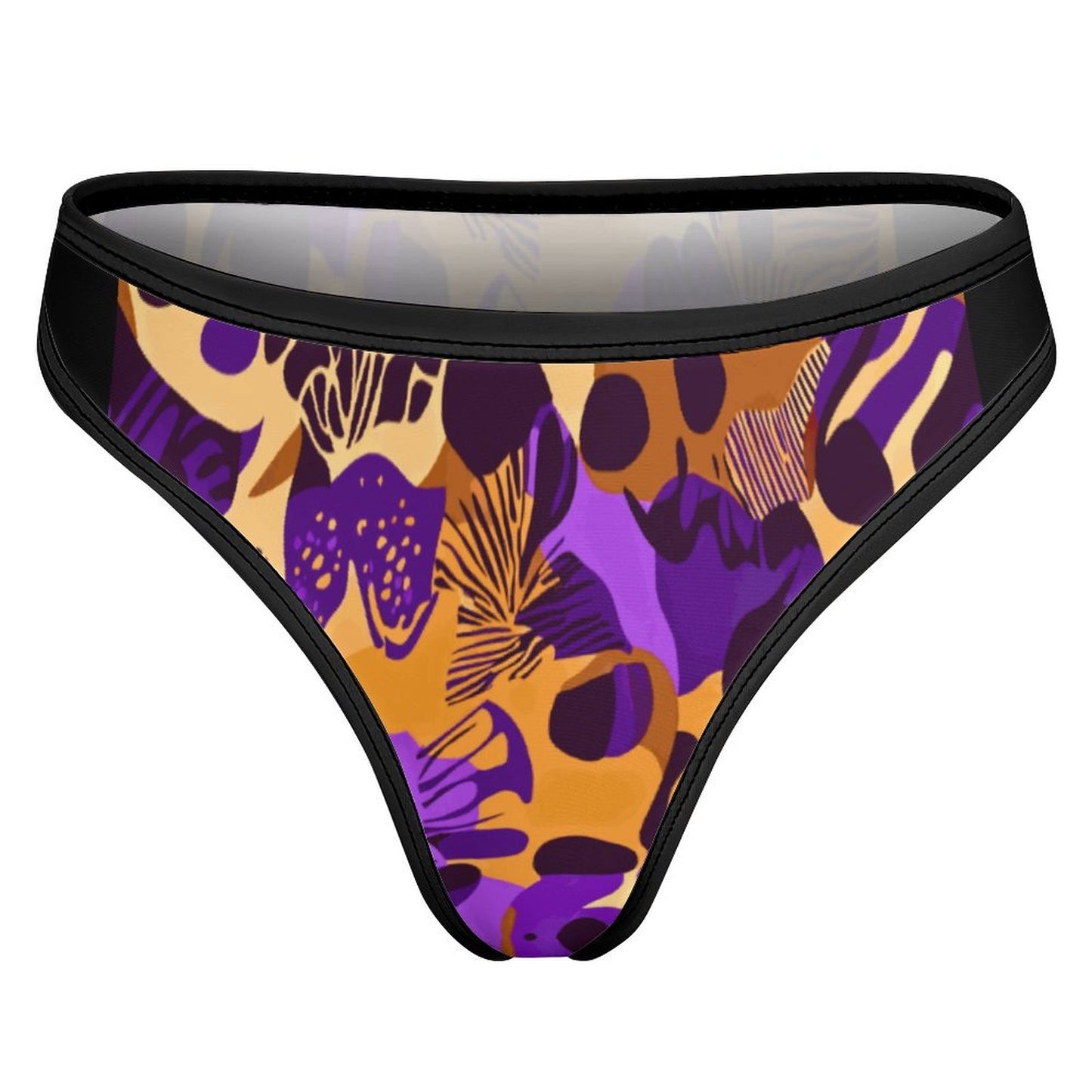 Ice Silk Women Underwear Thongs NZ207 (All-Over Printing)