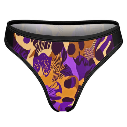 Ice Silk Women Underwear Thongs NZ207 (All-Over Printing)