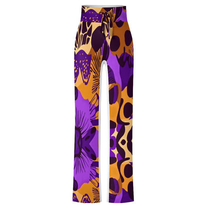 Personalized Drawstring Yoga PantsxP with Straight Baggy (All-Over Printing)