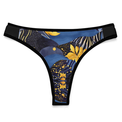 Ice Silk Women Underwear Thongs NZ207 (All-Over Printing)