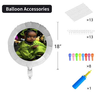 Kids Swag Foil Balloon (18inch)(5 Pack) Foil Balloon (18inch)(5 Pack)