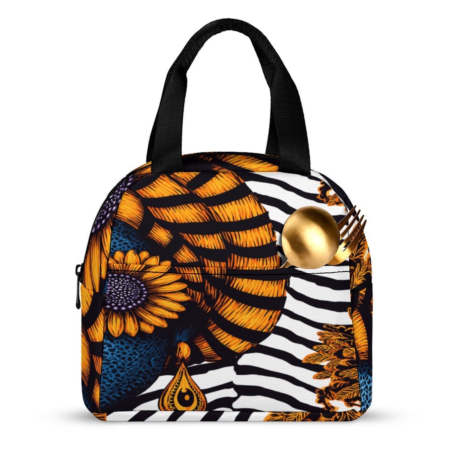 Insulated Lunch Bag with Pocket (All-Over Printing)