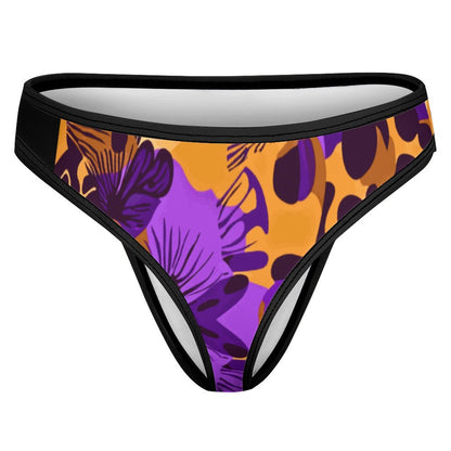Ice Silk Women Underwear Thongs NZ207 (All-Over Printing)
