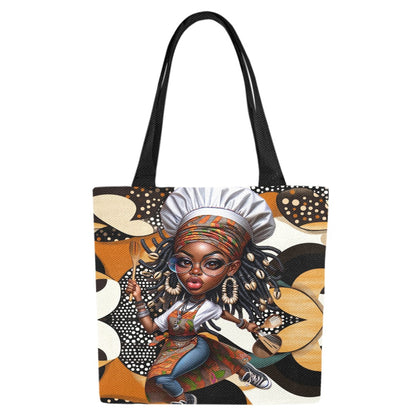 Canvas Tote Bag (Model1657) (Set of 4)