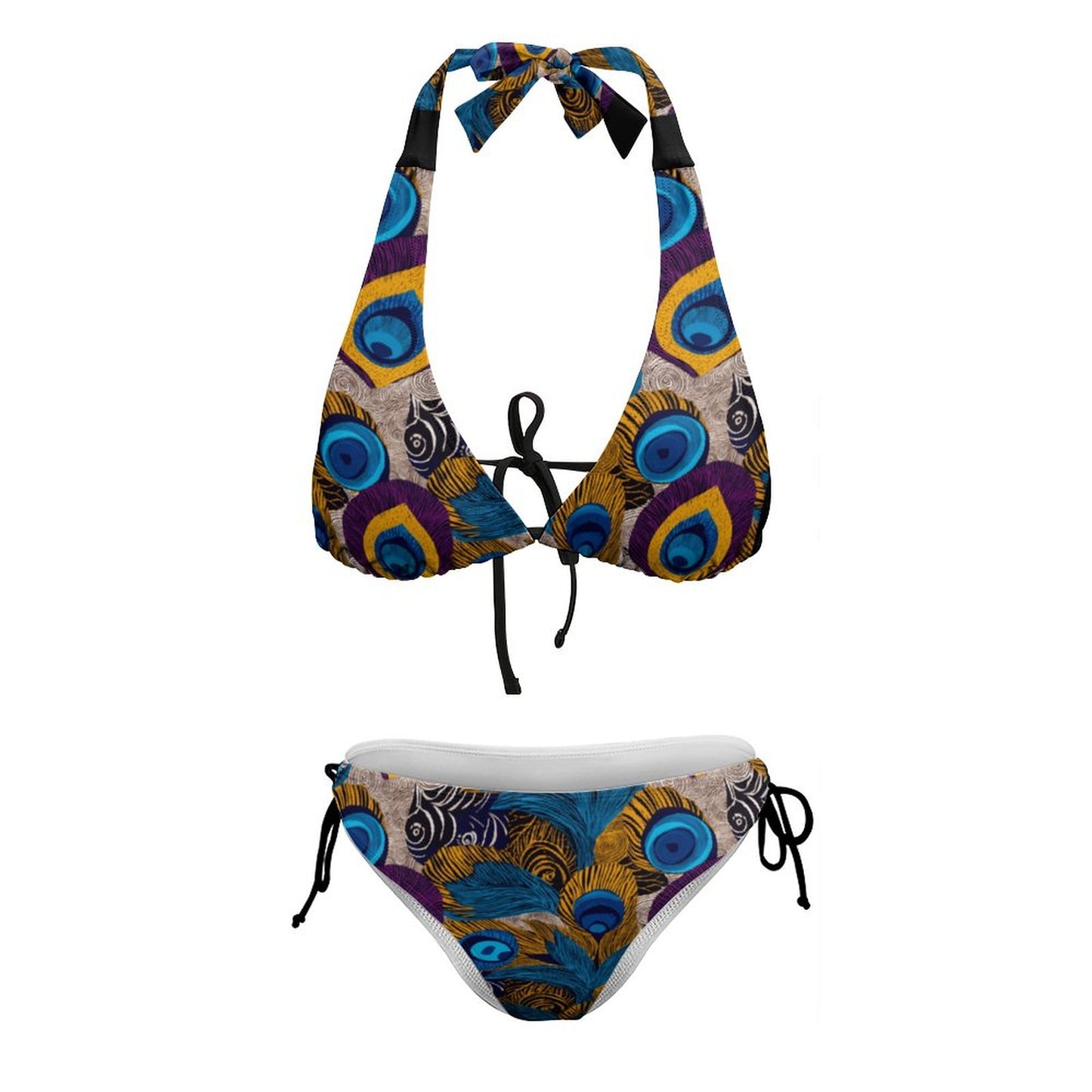 Two Piece Halter Swimsuit BK2131 (All-Over Printing)