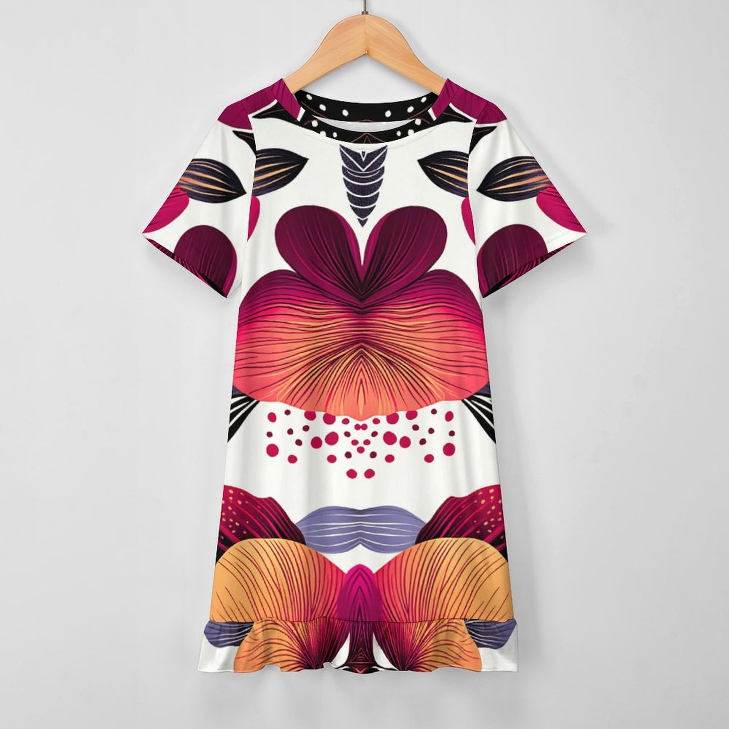 Children's short sleeved dress Children's Short Sleeve Dress