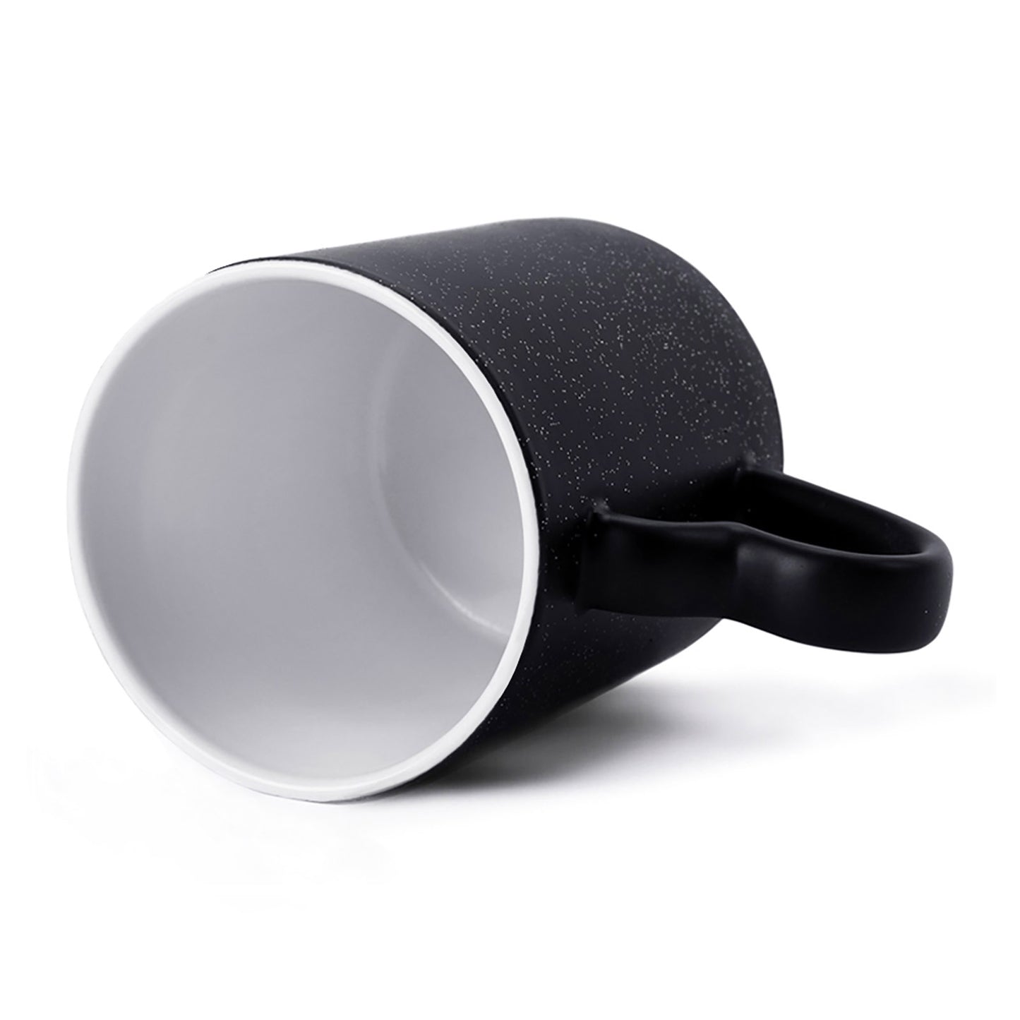 Thinking of a Master Plan Color Changing Cup Heart Handle Mug