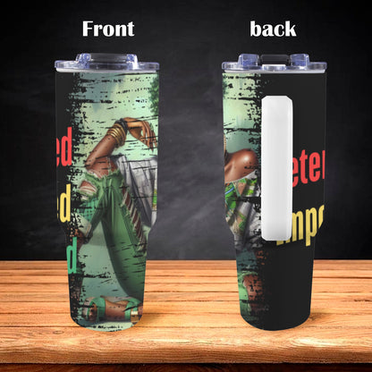 DEI 40 oz Tumbler With White Handler 40oz Tumbler with White Handle