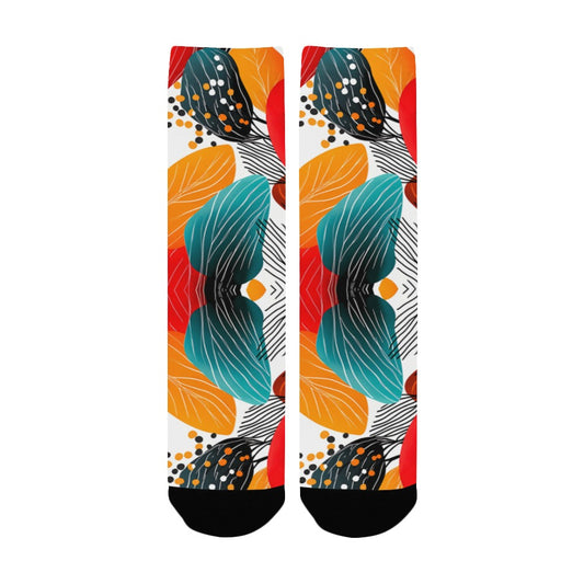 Geometric Pattern Socks for Men Women's Custom Socks