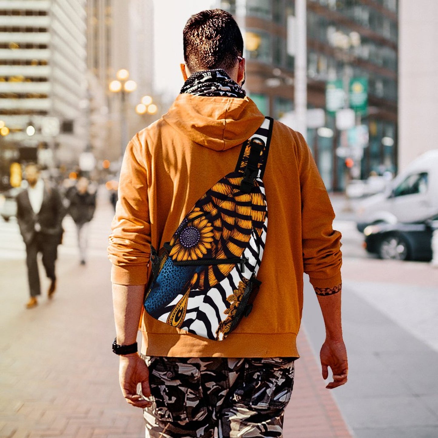Create Unique Sling Bags with Our durable polyester (All-Over Printing)