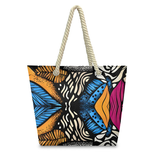 Hemp rope tote bag