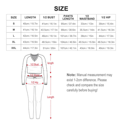 V neck sweatshirt set Women's V-neck Long Sleeve Yoga Set