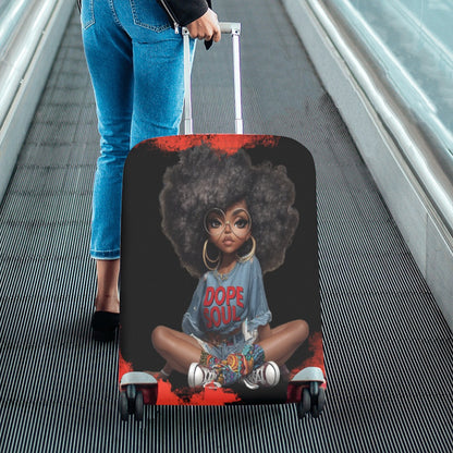 Dope Soul Luggage Cover/Luggage Cover/Medium 22"-25" Luggage Cover/Medium 22"-25"