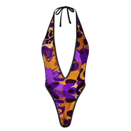 Sexy One Piece Women Lingerie Bodysuit Deep V Teddy DSQQ004