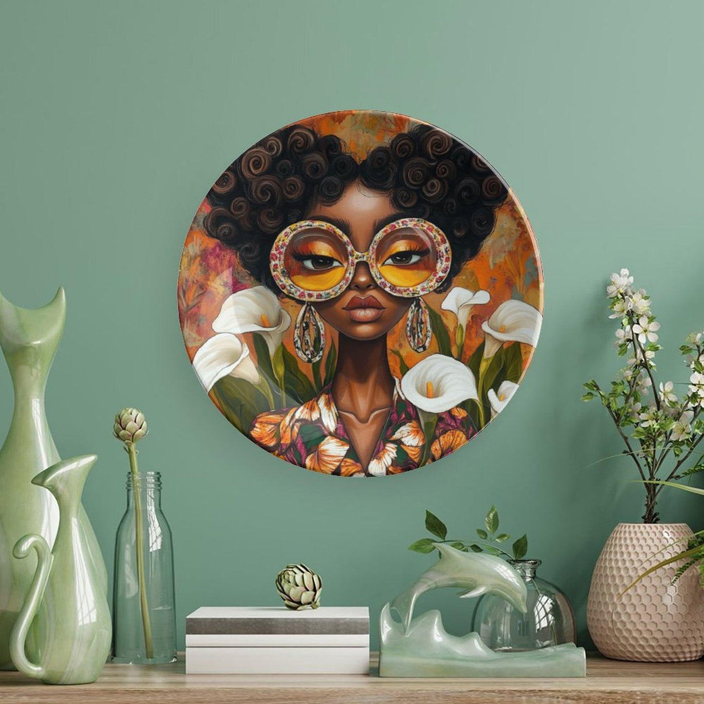 Bone China Decorative Plate