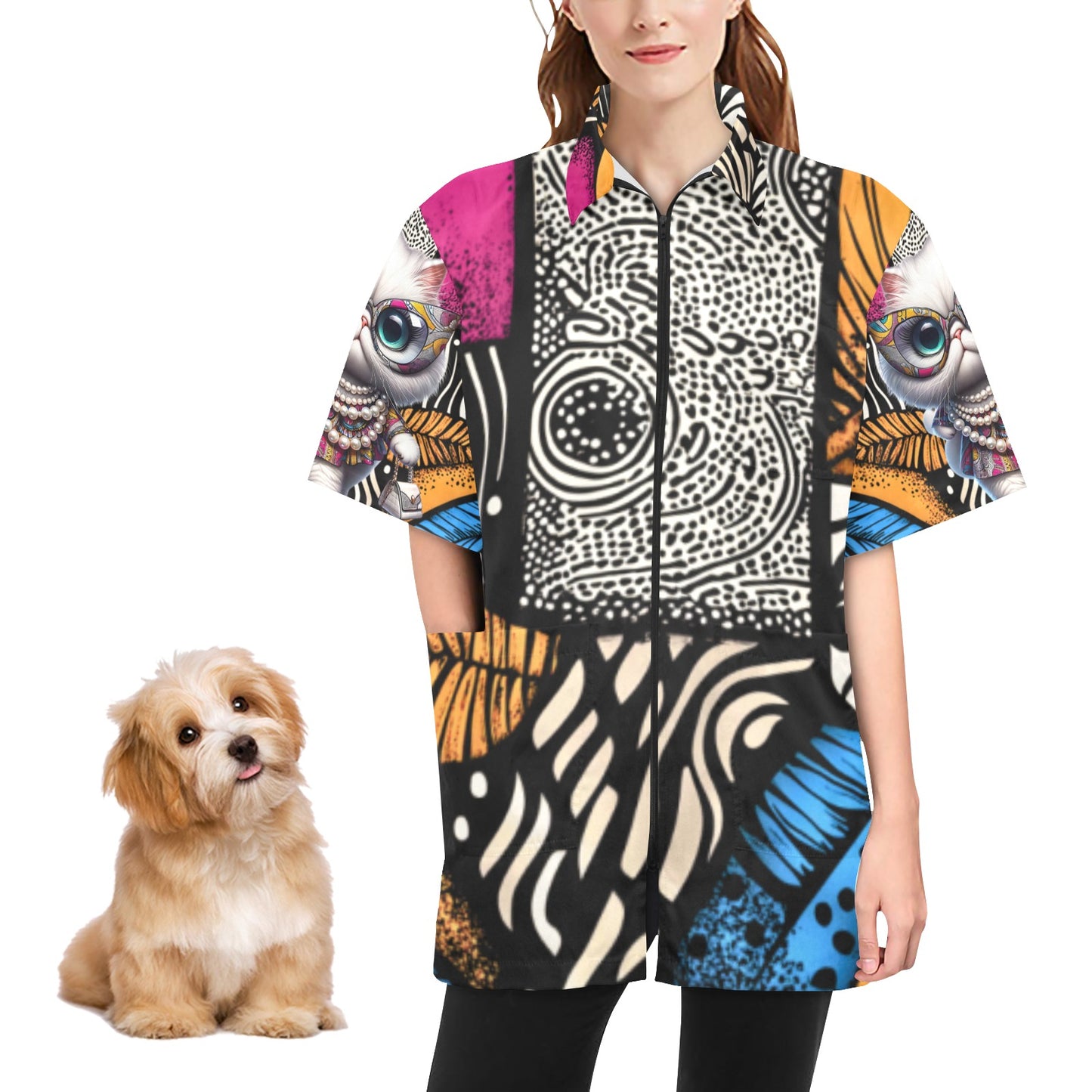 Paws Grooming Jacket Grooming Jacket (Model H53)