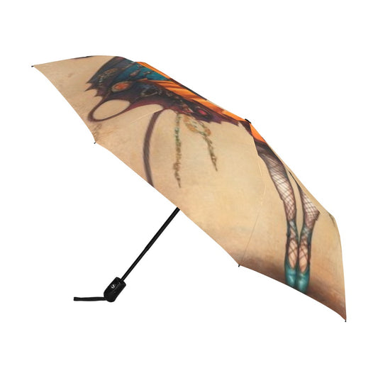 AfroCentric Butterfly Winged Ballerinas Anti-UV Auto-Foldable Umbrella (U09) Anti-UV Auto-Foldable Umbrella (U09)